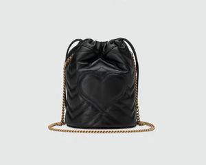 Merk luxe design mini bucket bag 2022 damesmode retro-stijl crossbody tassen met één schouder bedrukte handtas in kleur