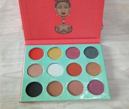 Palette de fards à paupières de maquillage de maquillage de marque 12 couleurs palettes à paupières Eyes maquillage mate shimmer1891935