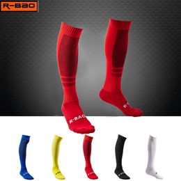 Marque Hommes Chaussettes De Football Coton Genou Cyclisme Chaussettes De Football Respirant Absorbant Courir Adultes Vélo Chaussette Épaissir Coton Chaussettes De Sport