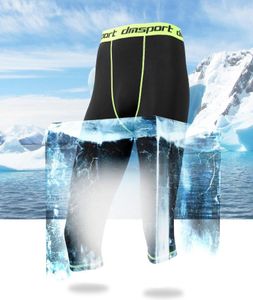 Brand Men Jogger Pantalon 34 Compression Sports Running Pantal
