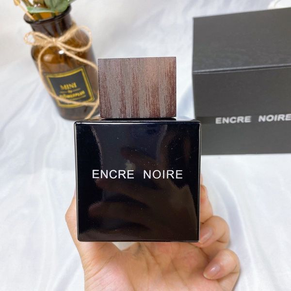 Brand Men Perfume 100ml Encre Noire Male Parfum Eau De Toilette Pour Homme Olor duradero EDT Woody Fragrance Black Cologne Natural Spray