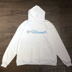 Marque Sweats à capuche pour hommes Sweats à capuche pour hommes Sweatshirts 2023fw dix-sept rose lavé Vetements à capuche hommes femmes ont eu de la chance Vintage pull surdimensionné à capuche 5BMC