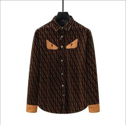 Merk heren polo casual shirts tops tops herfst sportswear blouse shirts klassiekers borduurwerk sweatshirt