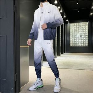 Marque Hommes Sports Costumes Survêtements Sport Costume Mens Running Suit Quick Dry Plus Taille Mens Fitness Jogging Hommes Survêtement Set LJ201125