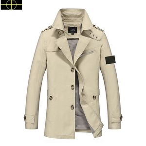 Brand Men's Stone Chaqueta Windbreaker bordado de bordados para hombres y mujeres chaquetas de ropa para hombres de primavera y otoño