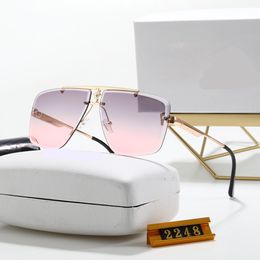 Groothandel zonnebrillen merk heren zonnebril mode klassieke hoofdglazen gepolariseerd UV400 pilootontwerper roestvrijstalen glazen heren zonnebril