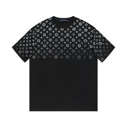 T-shirt pour hommes Brand Courte Europe, Amérique et France Le modèle de lettre haut de gamme Impression du logo Mode T-shirt T-shirt de coton décontracté pour femmes M-3XL # 353