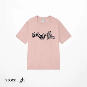 Merk Heren T-shirts Designer Luxe Lanvins Klassieke T-shirt Borst Letter Bedrukt Lavin Shirt High Street Lavina T-shirts Schoen Katoen Losse T-stukken Lavine Hoodie 832