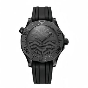 Merk herenhorloge Hoge kwaliteit 42 mm automatisch mechanisch horloge Luxe horloge rubberen band saffier designer horloge voor heren