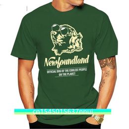 Chemise de marque pour hommes, t-shirt officiel Dog On The Planet, foundland, 220702