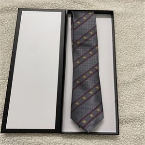 Brand Men Ties 100% Silk Jacquard Classic geweven handgemaakte stropdas voor mannen Wedding Casual en zakelijke nekband met doos G 208V
