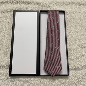 Marque hommes cravates 100% soie Jacquard classique tissé à la main cravate pour hommes mariage décontracté et affaires cravate avec boîte g293u