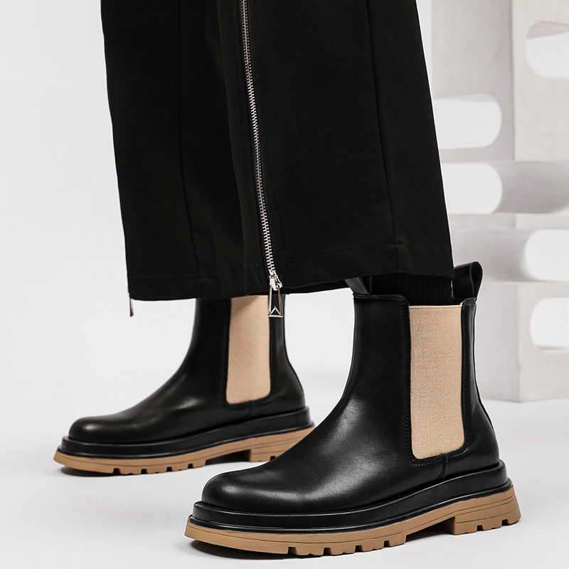 Брэнд мужчина зимние снежные сапоги водонепроницаемые кожаные кроссовки Супер теплые мужские ботинки на открытые сапоги мужские ботинки мужской ботинки размером 38-44