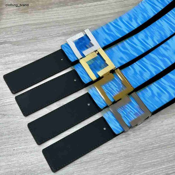 marque hommes ceintures designer ceinture hommes ceinture mode F boucle bleu ciel ceintures boucles d'aiguille femmes avec boîte d'emballage menbelt large 4.0cm Nov 30