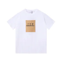 Diseñador de marca para hombre Camiseta Negro Blanco Caqui algodón manga corta Moda de lujo verano hombres y mujeres camiseta corta modelos de pareja camisas impresas Tamaño europeo XS-L 02