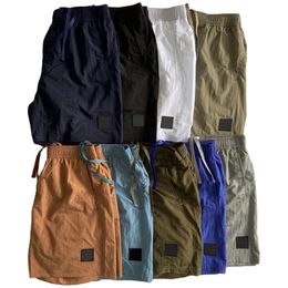 Short topstoney de designer pour hommes de marque Texture en nylon ample et décontractée Short de bain avec étiquette brodée