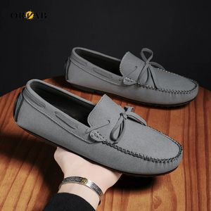 Merkheren mode casual loafers schoenen rijden mocassin mannen zachte comfortabl sneakers plat soulier homme