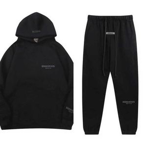 Merk heren luxe tracksuits sweatshirts brief es mist hoodies mannen dames sportkleding broek pak kap sweater sweater casual pullover paar t8yp -ontwerper hoodie