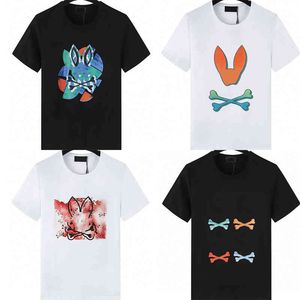 Marque Hommes T-Shirts Crâne Lapin Motif Top Coton O-cou À Manches Courtes T-shirt Imprimer Fantôme Lapin Polo Chemise D'été Hommes Tee De Luxe Designer T-shirts Demi Manches M-3XL