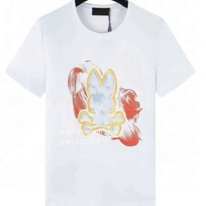 Brand Mens T-shirts Skull Bunny Match Top Cotton O-Neck Sleeve Print Ghost Rabbit Animal Print T-Shirts For Women Imprimé Pop Tees Pop Tees Wholesale 83C