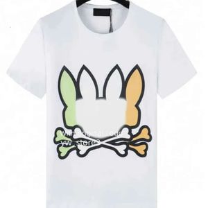 Brand Mens T-shirts Skull Bunny Match Top Cotton O-Neck Colaire à manches courtes Ghost Rabbit Animal Imprimé T-shirts pour femmes Pop T-Tees Pop T-Shirts personnalisés