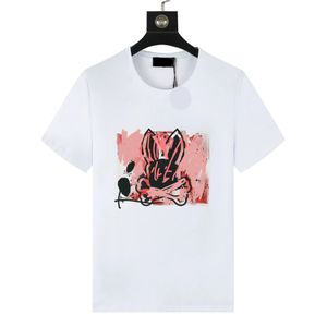 Marque Hommes T-shirts Crâne lapin Motif Top Coton O-cou À Manches Courtes T-shirt Imprimer Fantôme Lapin Chemise D'été hommes Tee Designer De Luxe Femmes T-shirts Demi Manches M-3XL