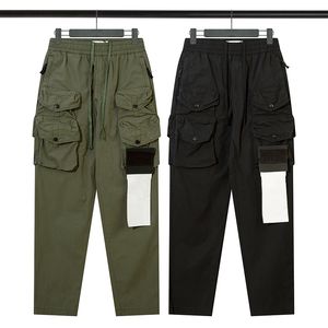 Pantalones topstoney de marca para hombre, monos multibolsillos bordados informales, pantalón para hombre, talla M-2XL