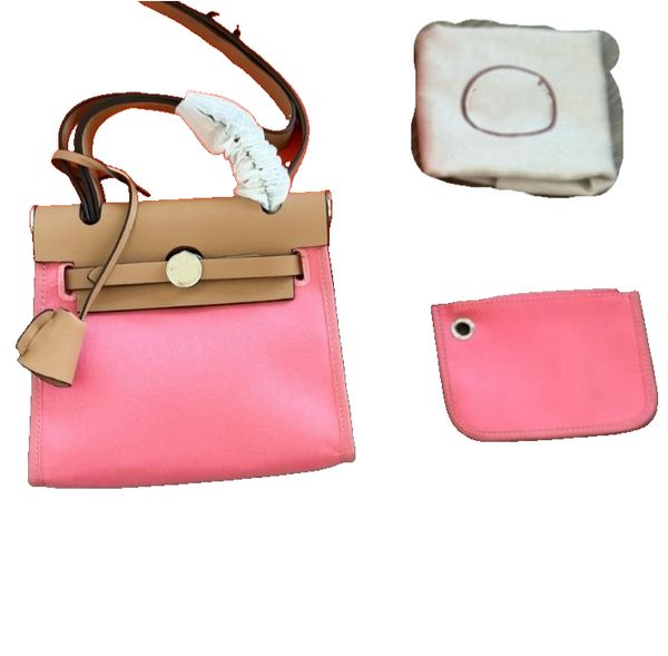 Brand Mini Totes 18cm pour les sacs à provisions en toile pour filles 2pcs / set Designer Hand Sac à main 7A Portefeuille Little Purse Purse Purse Purse Téléphone Multi fonction sac