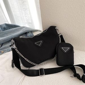 Marque mère sac nouveau femmes cadre interne packs sac sous les bras trois-en-un nylon hobo chaîne épaule messager mode femmes sacs 310e