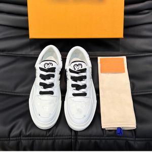 Merk casual schoenen witte sneakers casual schoenen canvas sneakers dames platte schoenen platformschoenen Logo wit zwart M leer Q hoogwaardig suède dames veterschoenen heren