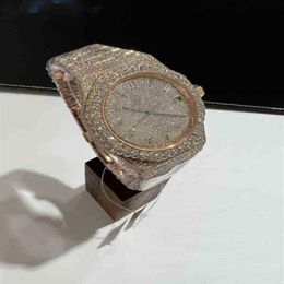 Nom de marque montre Reloj Diamond Watch Chronograph Automatic Mechanical Limited Edition Factory Wholale Special Counter Fashion Newl290U
