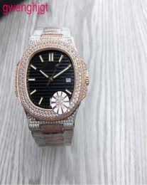 Les regards de marque Reloj Diamond Watch Chronograph Automatic Mechanical Limited Edition Factory Whole Special Counter Fashion 2514087