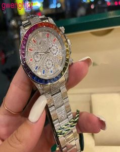 Merknaam Horloges Reloj Diamond Watch Chronograph Automatic Mechanical Limited Edition Factory Whole Special Counter Fashion 4683147