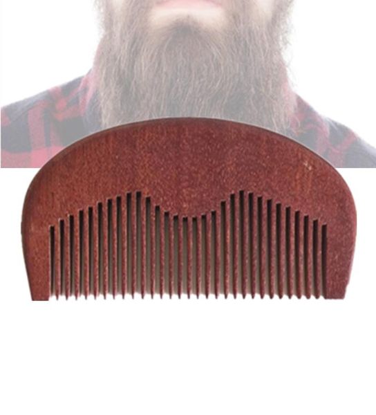 Tout nouveau 10 pcslot poche cheveux barbe peigne Amodong bois fine dent soins des cheveux outil de coiffure antistatique parfait pour l'huile de barbe Comp5993117