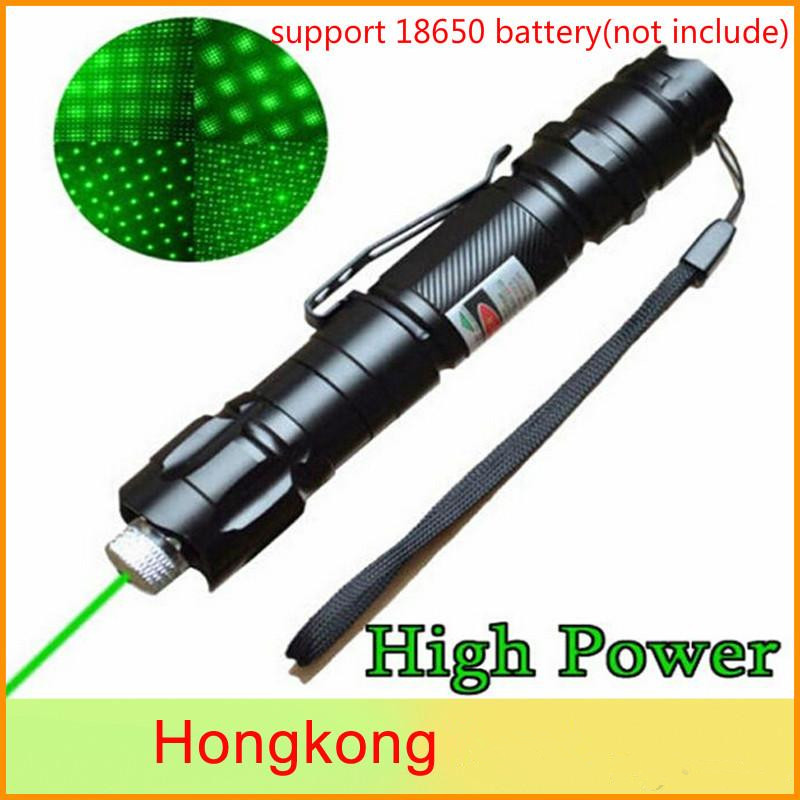 Helt ny 1mw 532nm 8000M High Power Green Laser Pointer Light Pen Lazer Beam Military Green Lasers