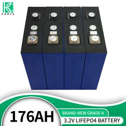 Batería Lifepo4 de 3,2 V, 176AH, 12V, 24V, 48V, batería recargable, celda de fosfato de hierro y litio para barcos, caravanas, furgonetas, campistas