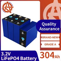 Batería Lifepo4 de 3,2 V, 304Ah, 310AH, 1/4/8/16/32 Uds., batería de fosfato de hierro y litio de 12V, 24V, 36V para carretilla elevadora de yate, RV, nueva