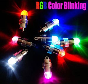 Gloednieuwe 36pcs LED RGB Mini waterdichte onderdompeling Ballonpapier Lantaarn Lichte Wedding Party Floral Light4848390