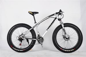 Gloednieuwe 24-7-24/27 Speed ​​Mountain Bike 26 inch / 20inch * 4.0 Fat Tire Bikes Schokdempers Fiets Gratis Levering Sneeuwfiets