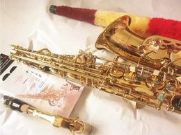 Brand New A-992 Alto Saxophone Gold Embout de jazz professionnel Sax E Flat avec étui instrument de musique et accessoires Livraison gratuite