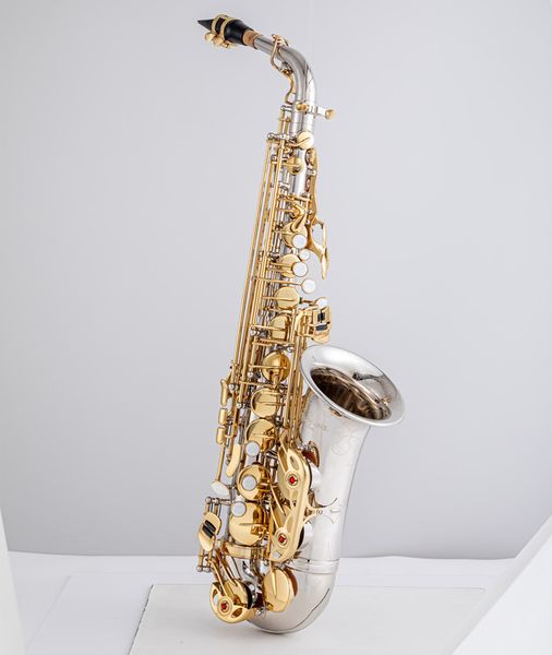 Tout nouveau Saxophone Alto WO37, clé en or nickelé, embout de saxophone professionnel avec étui et accessoires