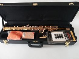 Gloednieuwe Bes Sopraansaxofoon Mark VI Muziekinstrumenten Sax Messing Sopraan Professional Met Case AAA