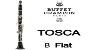 Nuevo clarinete de madera profesional Buffet Crampon TOSCA sándalo ébano clarinete profesional modelo estudiante Bakelite1181569