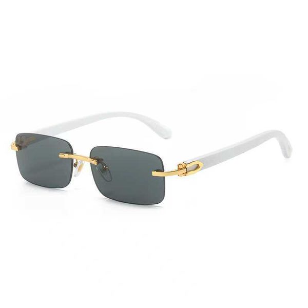 Tout nouveau carter box en bois des lunettes de soleil pour hommes pour hommes Fashion printemps sans cadre de cuivre de cuivre catégories de lunettes