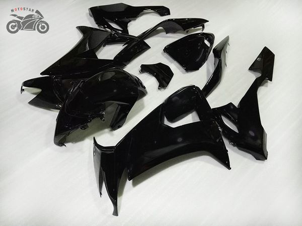 Nuevo kit de carenados chinos para KAWASAKI Ninja ZX-10R ZX-RR 2008-2011 carreras de carretera piezas de carenado de motocicleta negro ZX 10R 08-11 ZX10R