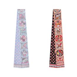 Gloednieuwe mode dames vierkante sjaals echarpe luxe sjaal en stoles zijden tas ontwerper internet celebrity hoofdband sjaal bandeau hijab voor 8x120cm eau