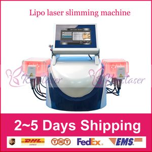 Tout nouveau Lipolaser d'élimination des graisses 650nm réduction de la Cellulite beauté 40mw Diode Laser lipolyse corps amincissant la Machine
