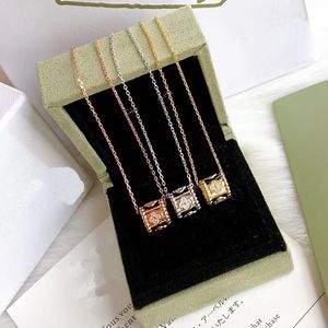 Gloednieuwe vierbladige klaver ketting Luxe caleidoscoop hanger ketting voor vrouwen klassieke modeontwerper ketting sieraden geschenken