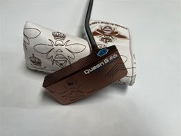 Nuevos palos de golf Bettinardi Queen B #6 Putter Bettinardi QueenB Golf Putter Eje de acero de 33/34/35 pulgadas con cubierta para la cabeza
