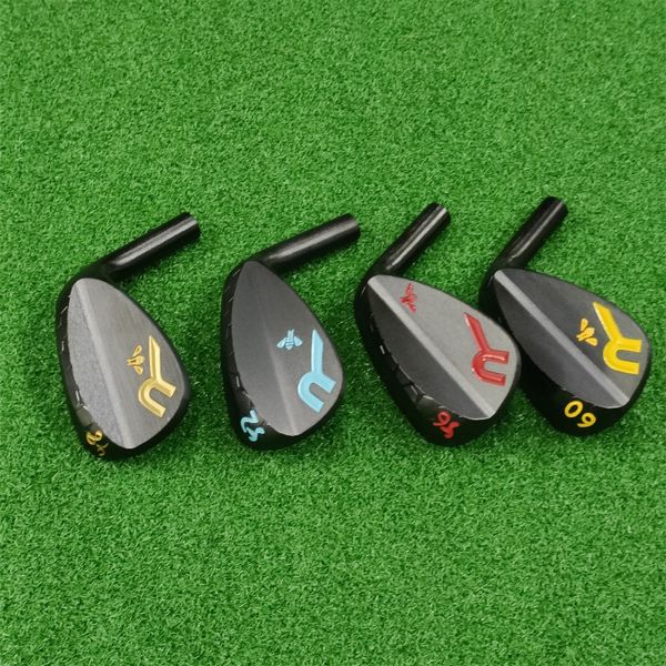 Nouveaux Clubs de Golf Little Bee Clubs de Golf cales colorées CCFORGÉES argent/noir 48 52 56 60 seulement tête livraison gratuite